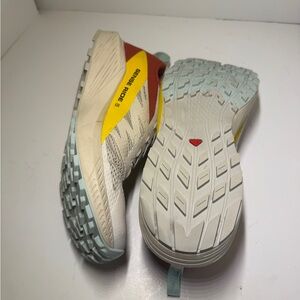 Salomon Sense Ride 5 | Women’s 11 US | Trail Running Shoes | Hot Sauce/Rainy Day